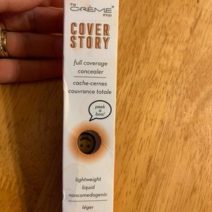 🎀 New The CREME SHOP Cover Story Full Coverage TAN Concealer MAKEUP 0.26 oz
